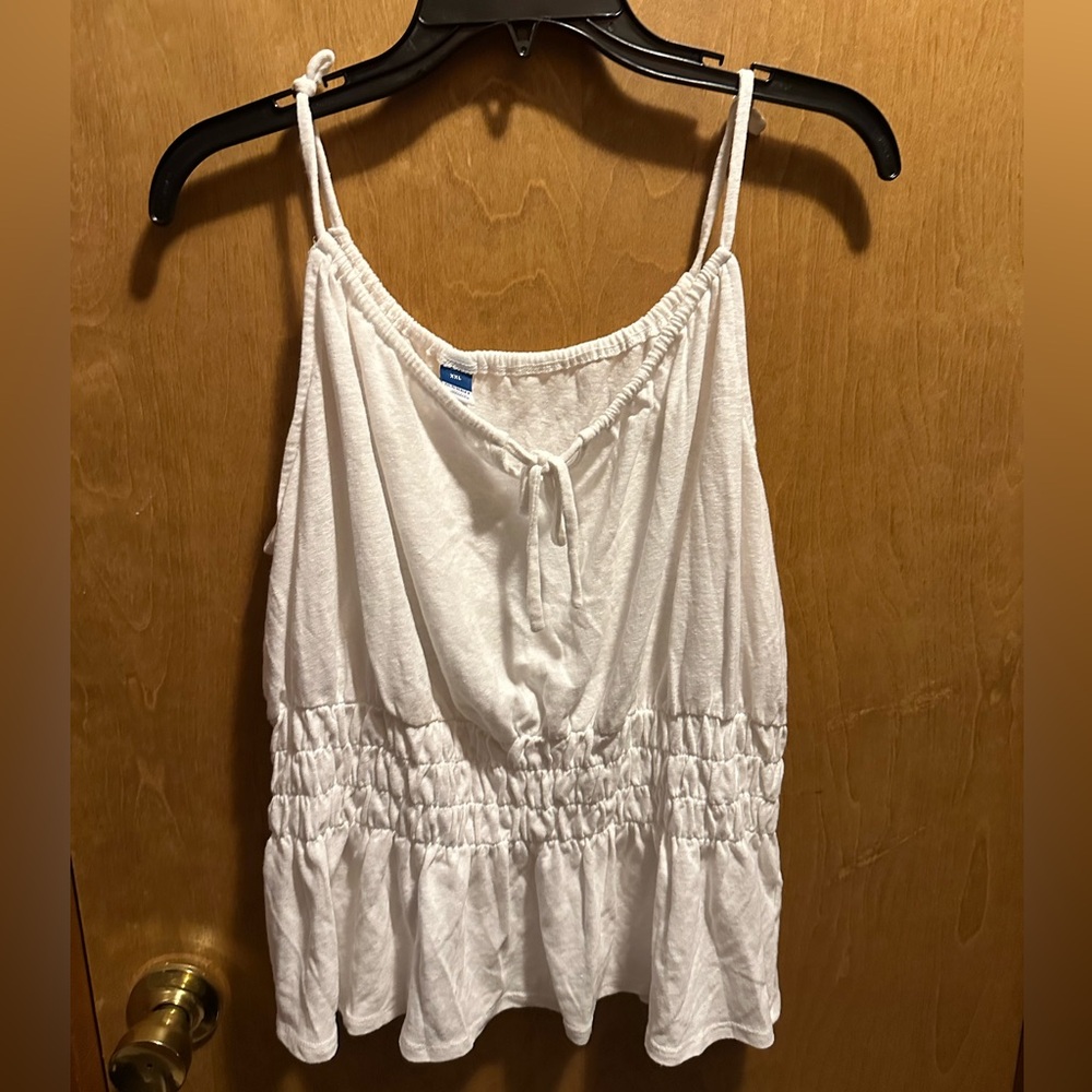 Old Navy White Camisole Top XXL